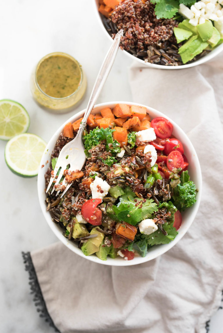 Cilantro Lime Quinoa Veggie Bowl