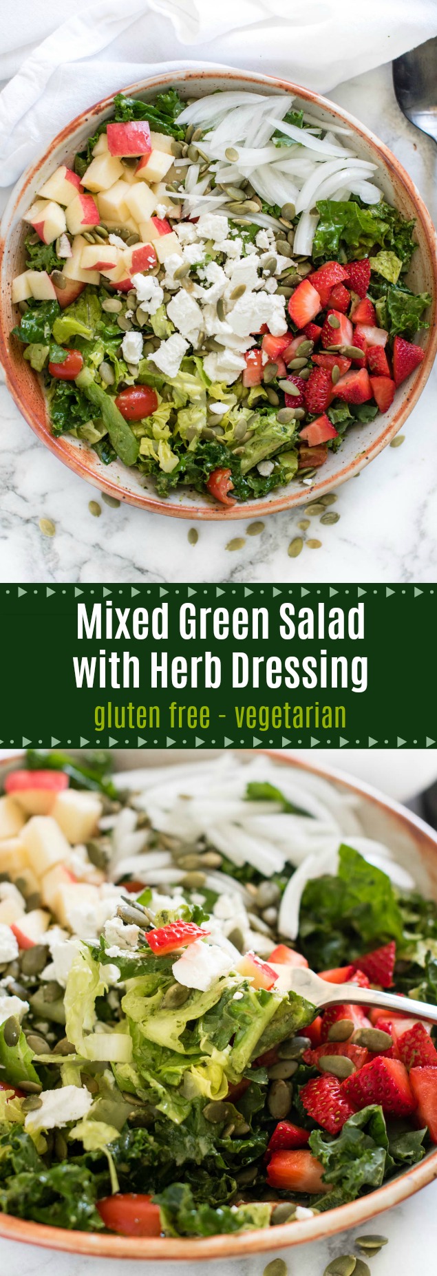 Mixed Greens and Herb Salad - American Home Cook