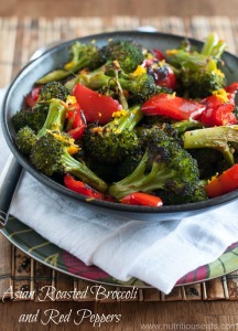 Asian Roasted Broccoli & Red Peppers