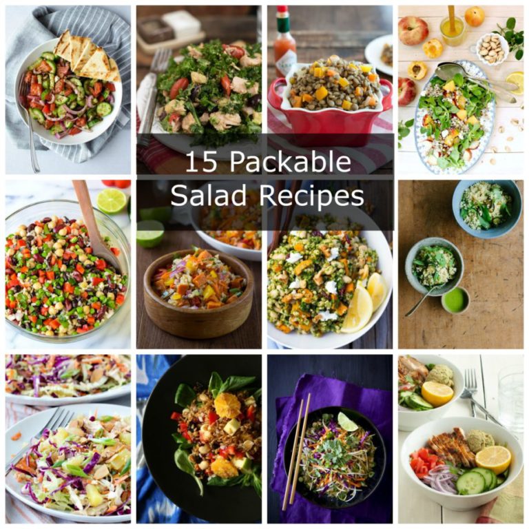 15 Packable Salad Recipes - Nutritious Eats