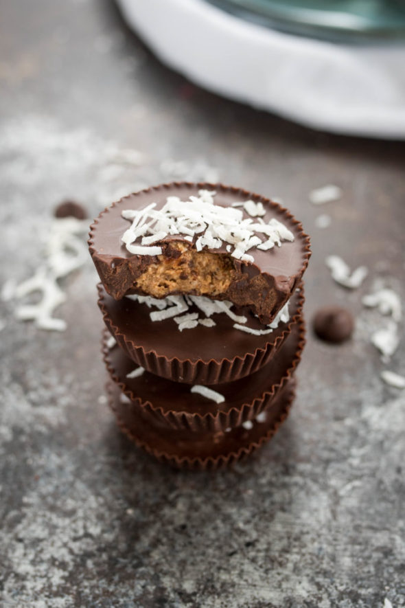 Coconut Almond Butter Cups {Paleo + Vegan} - Nutritious Eats