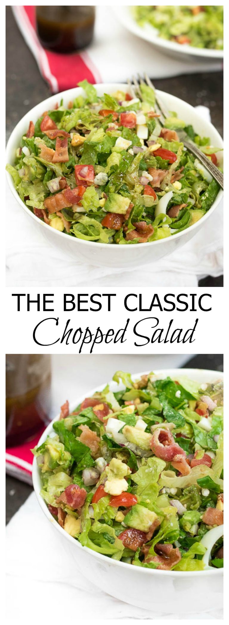 The Best Classic Chopped Salad - Nutritious Eats