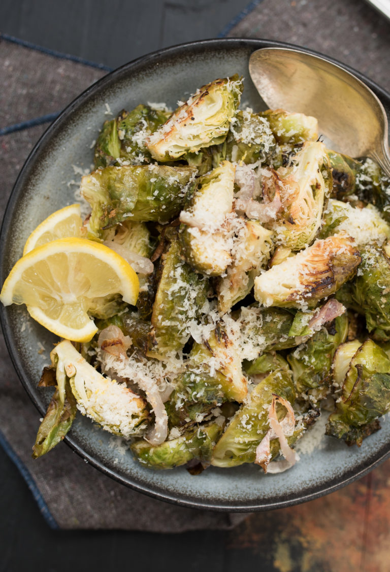 Parmesan Lemon Brussels Sprouts