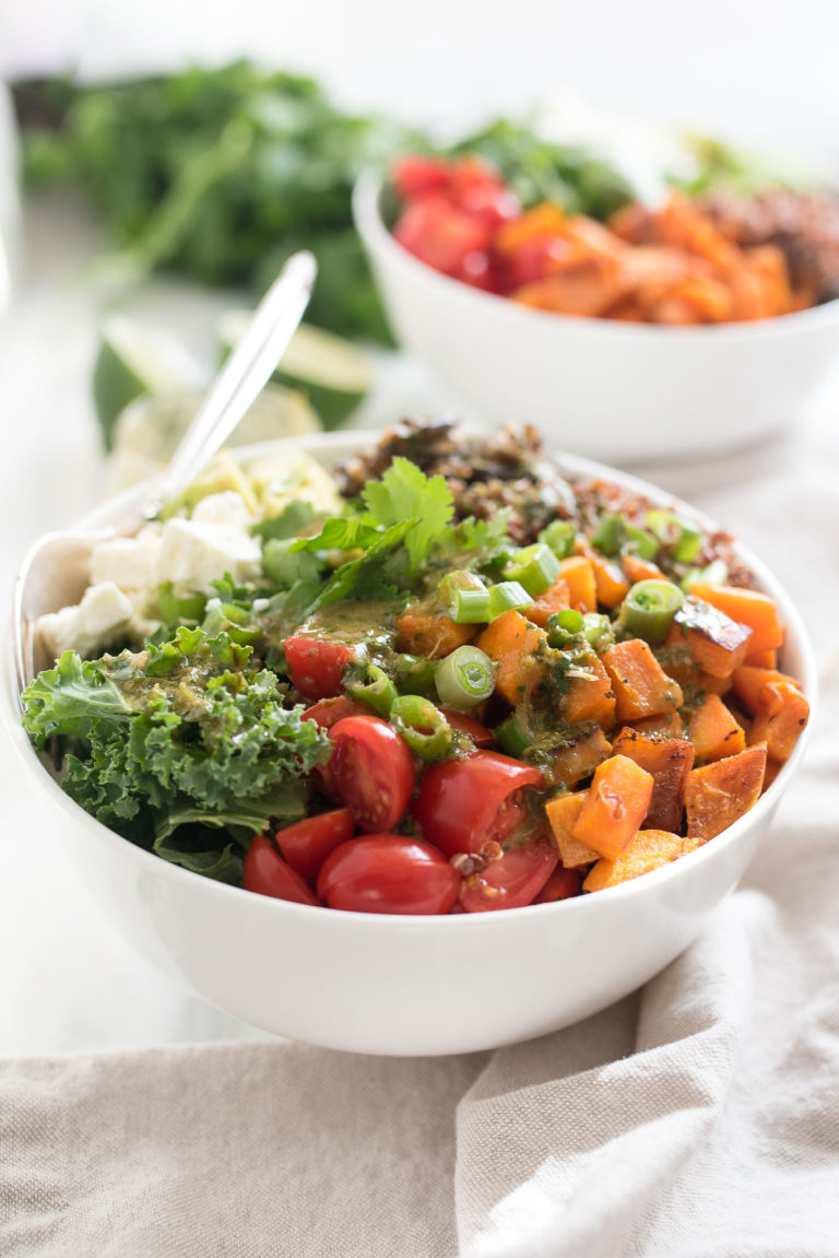 Cilantro Lime Quinoa Veggie Bowl