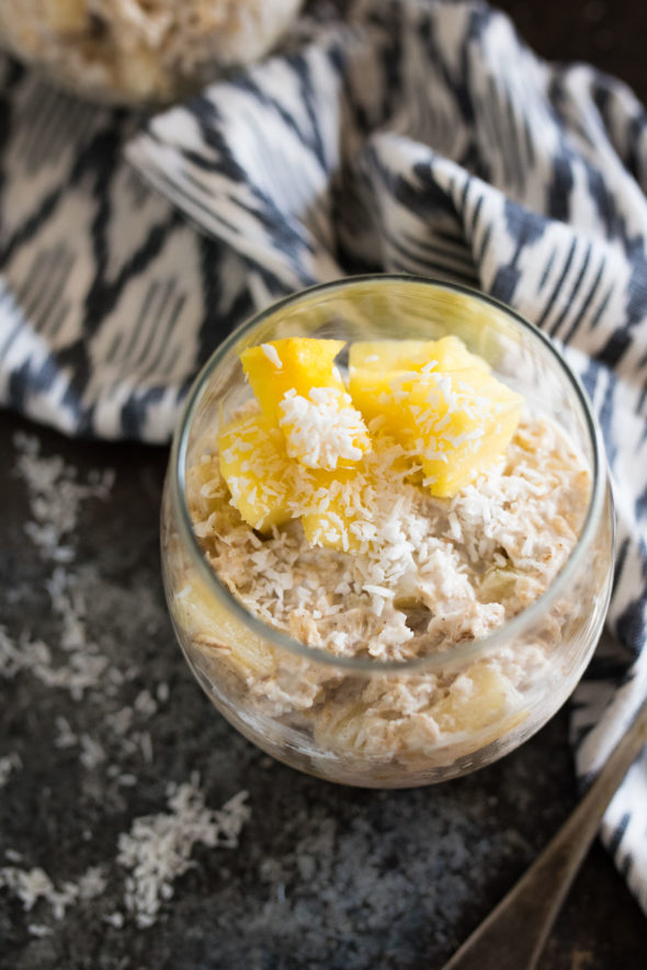 Pineapple Coconut Overnight Oats