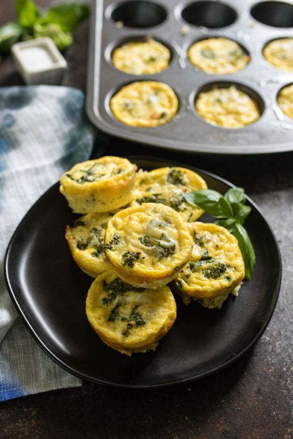 4 Ingredient Broccoli Egg Muffins