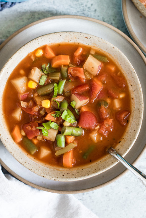 Easy Vegetable Soup Nutritious Eats